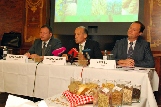Dipl.-Ing. Günter Griesmayr, Präsident ÖkR Franz Stefan Hautzinger, Christian Gessl